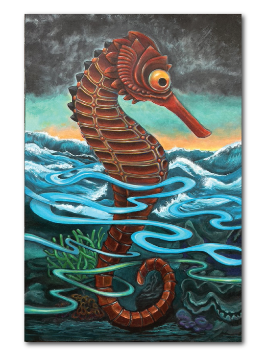 Painting_Seahorse